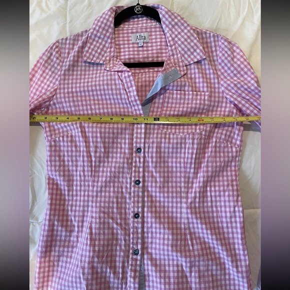 Women’s Alta Contrast Placket Button-up - Size 12 Tall - Picture 7 of 10